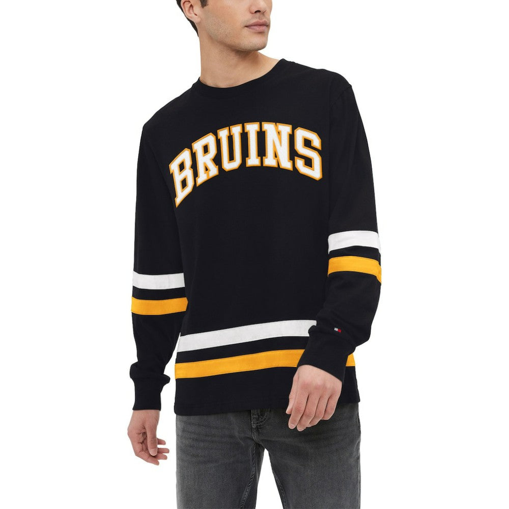 Boston Bruins Tommy Hilfiger Nolan Long Sleeve T-Shirt - Black | US 200115926