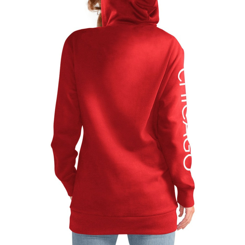 Chicago Blackhawks G-III 4Her by Carl Banks Women's Overtime Pullover Hoodie - Red | US 200115955