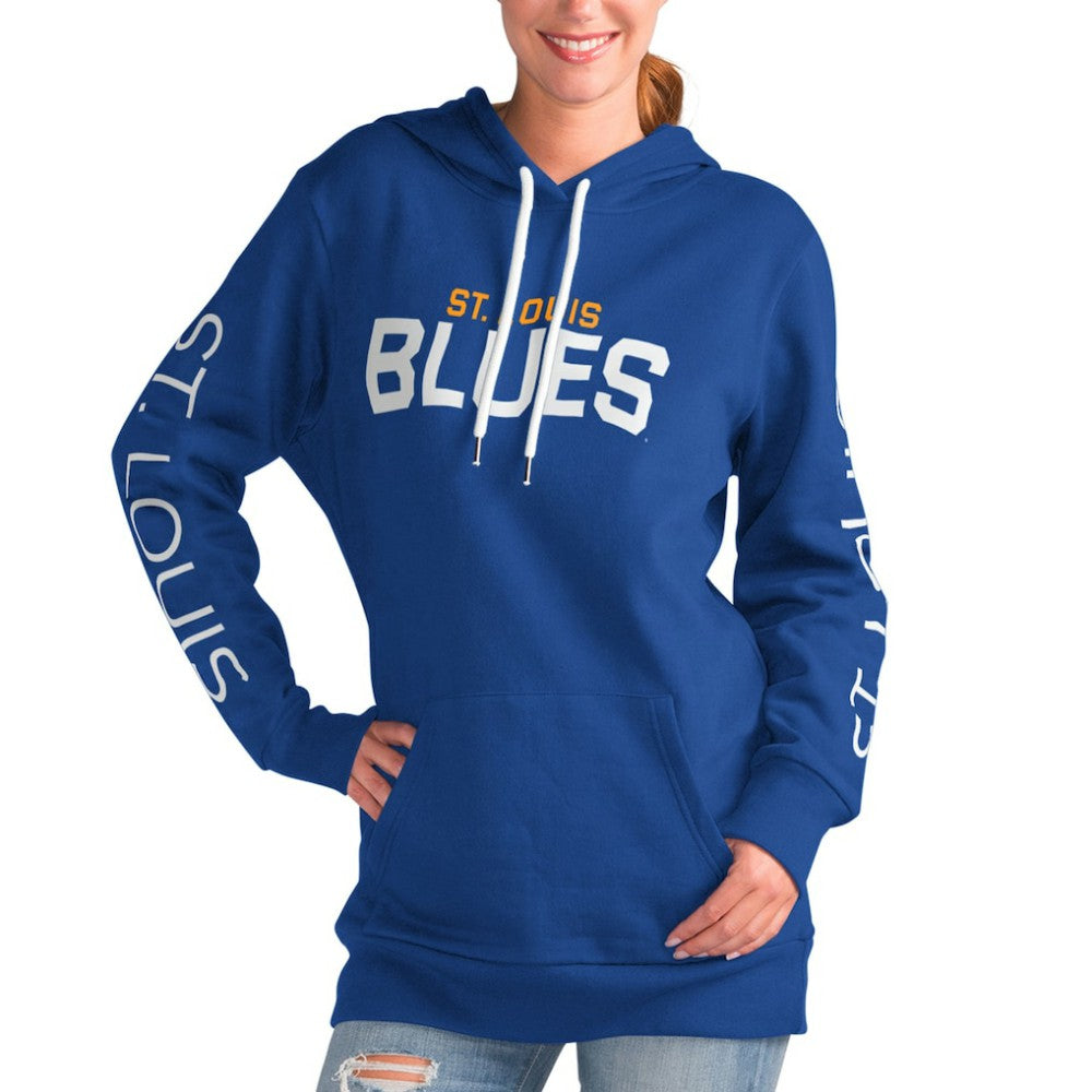 St. Louis Blues G-III 4Her by Carl Banks Women's Overtime Pullover Hoodie - Blue | US 200115969