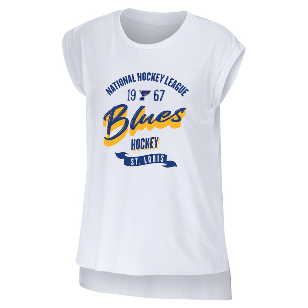 St. Louis Blues WEAR by Erin Andrews Women's Domestic Tank Top - White | US 200116095