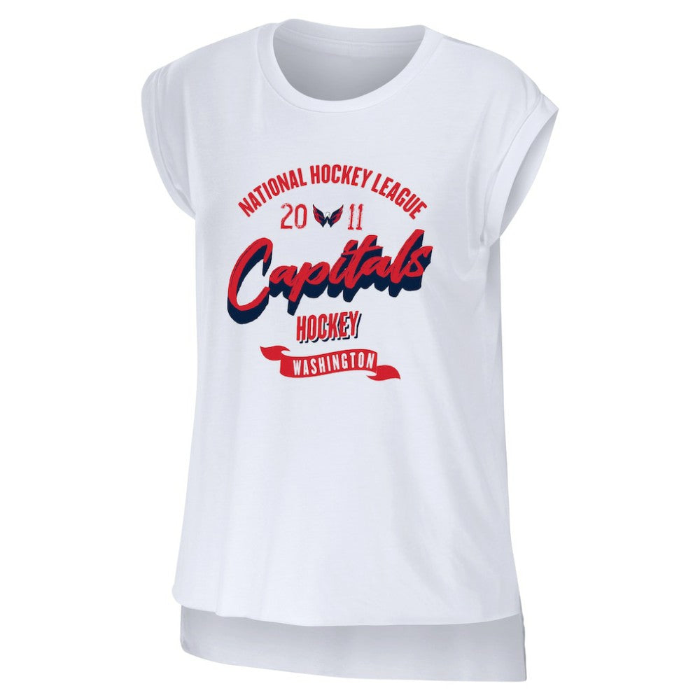 Washington Capitals WEAR by Erin Andrews Women's Domestic Tank Top - White | US 200116100