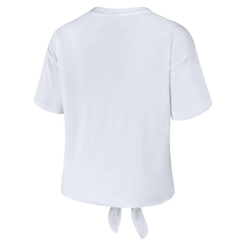 Washington Capitals WEAR by Erin Andrews Women's Front Knot T-Shirt - White | US 200116110