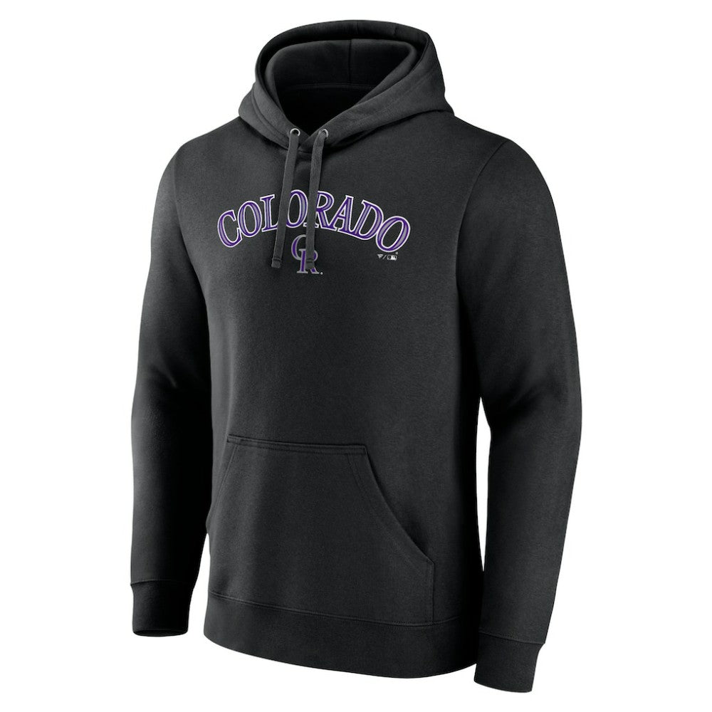 Colorado Rockies Series Sweep Pullover Hoodie - Black Hoodies