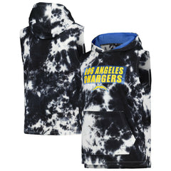Los Angeles Chargers MSX by Michael Strahan Resistance Sleeveless Pullover Hoodie - Black Hoodies