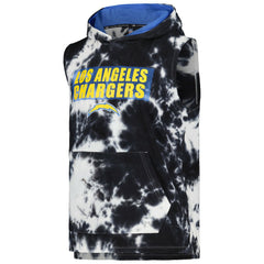 Los Angeles Chargers MSX by Michael Strahan Resistance Sleeveless Pullover Hoodie - Black Hoodies