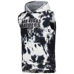 Las Vegas Raiders MSX by Michael Strahan Resistance Sleeveless Pullover Hoodie - Black Hoodies