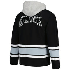 Las Vegas Raiders Tommy Hilfiger Ivan Fashion Pullover Hoodie - Black Hoodies