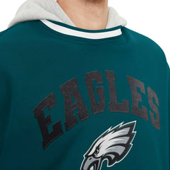 Philadelphia Eagles Tommy Hilfiger Ivan Fashion Pullover Hoodie - Midnight Green Hoodies