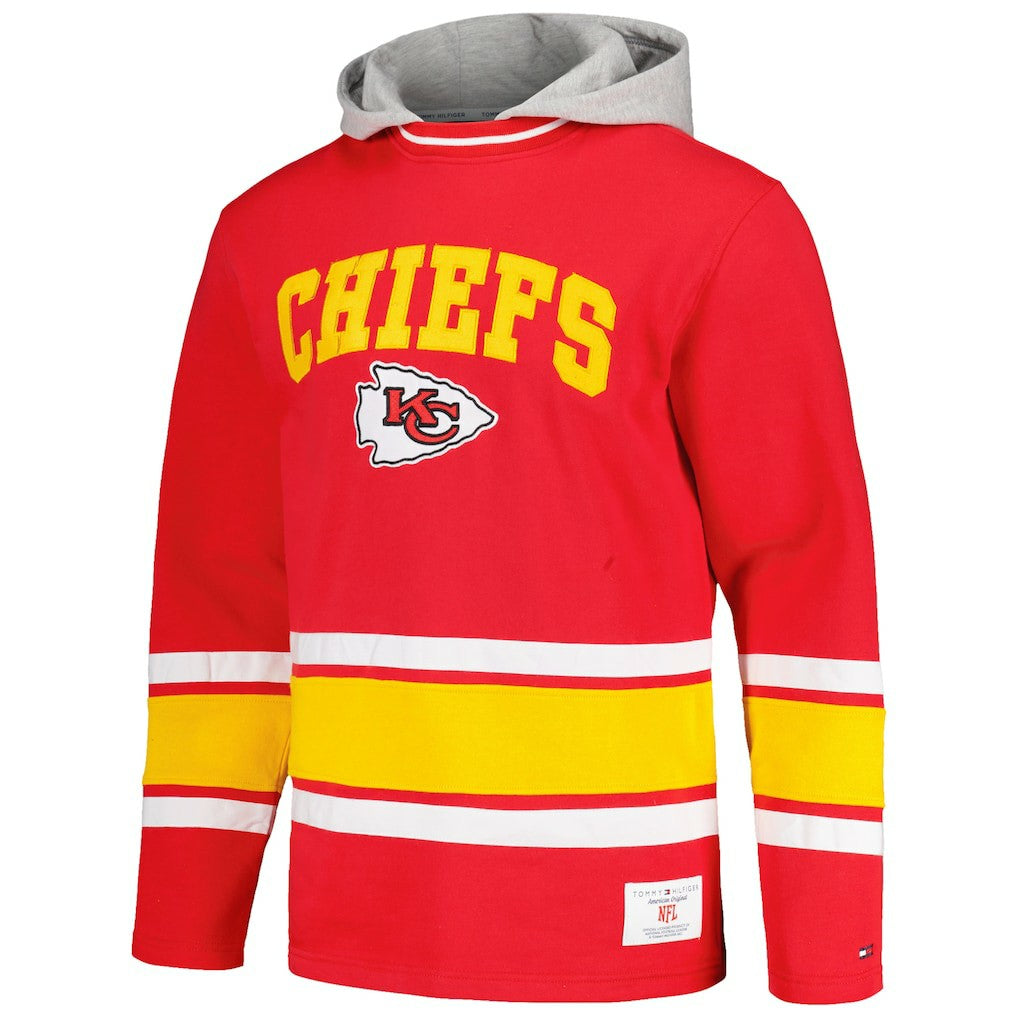 Kansas City Chiefs Tommy Hilfiger Ivan Fashion Pullover Hoodie - Red Hoodies
