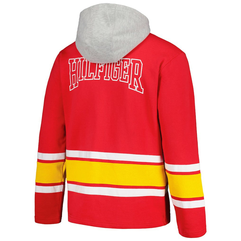 Kansas City Chiefs Tommy Hilfiger Ivan Fashion Pullover Hoodie - Red Hoodies