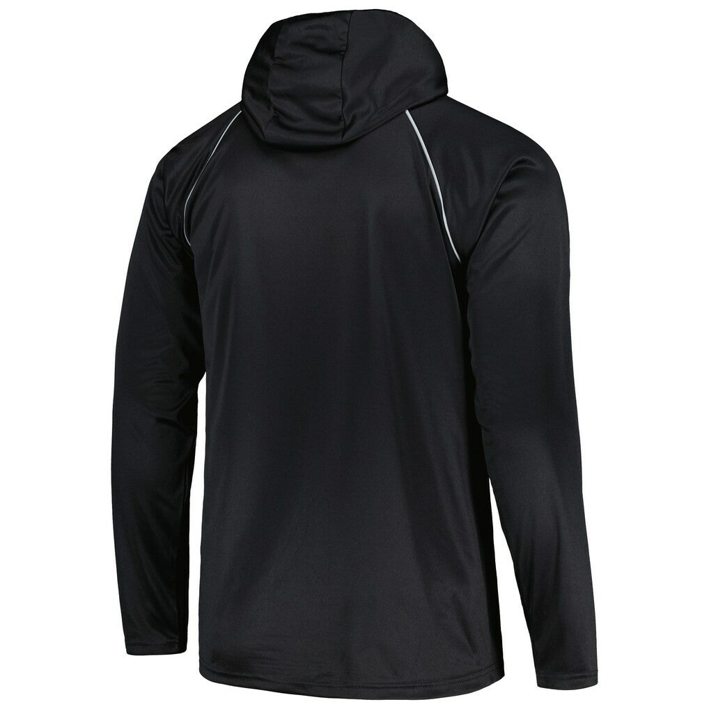 Las Vegas Raiders Starter Gridiron Classics Throwback Raglan Long Sleeve Hooded T-Shirt - Black T-shirts
