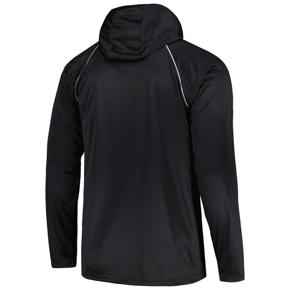 Las Vegas Raiders Starter Gridiron Classics Throwback Raglan Long Sleeve Hooded T-Shirt - Black T-shirts