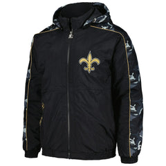 New Orleans Saints Starter Thursday Night Gridiron Full-Zip Hoodie - Black Hoodies