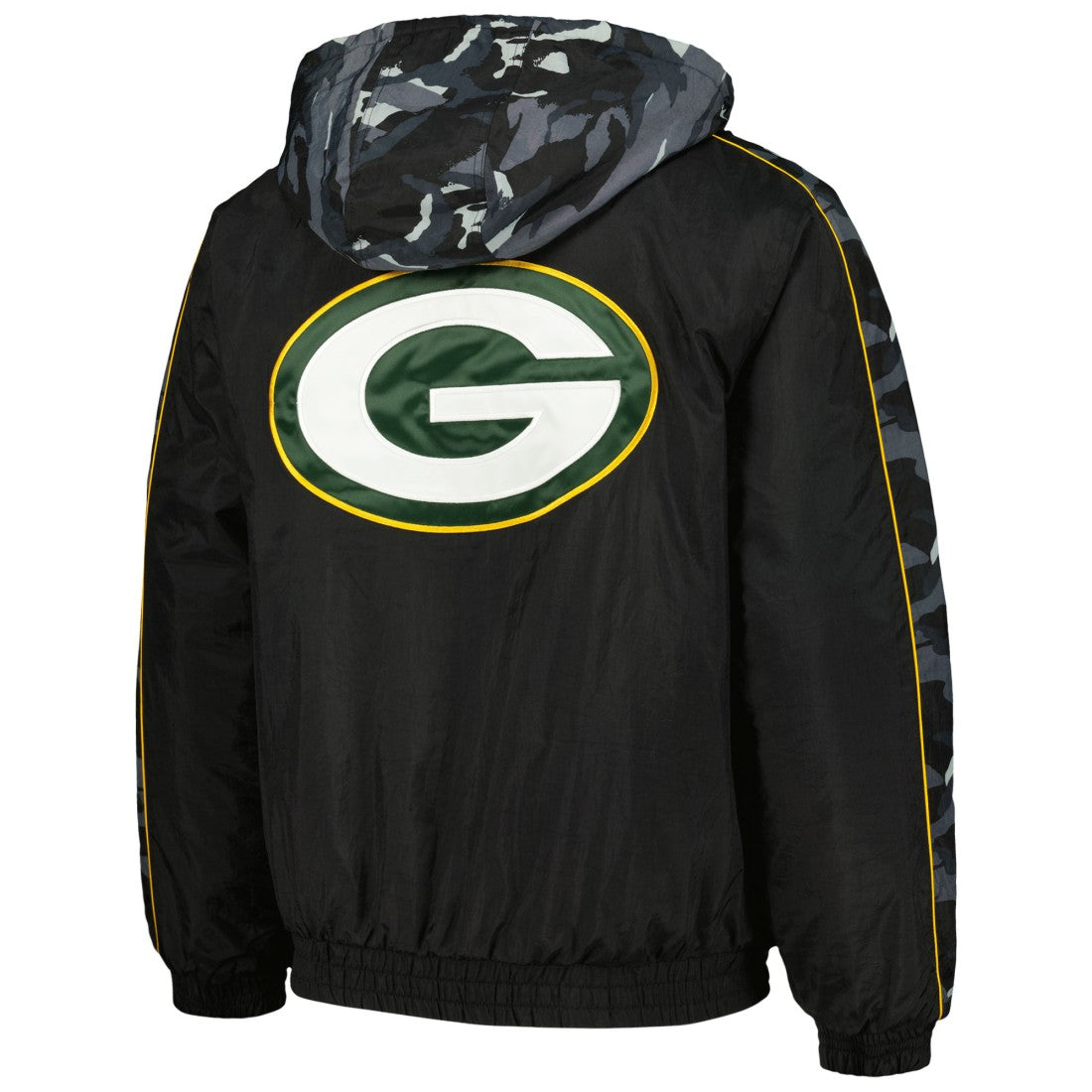 Green Bay Packers Starter Thursday Night Gridiron Full-Zip Hoodie - Black Hoodies
