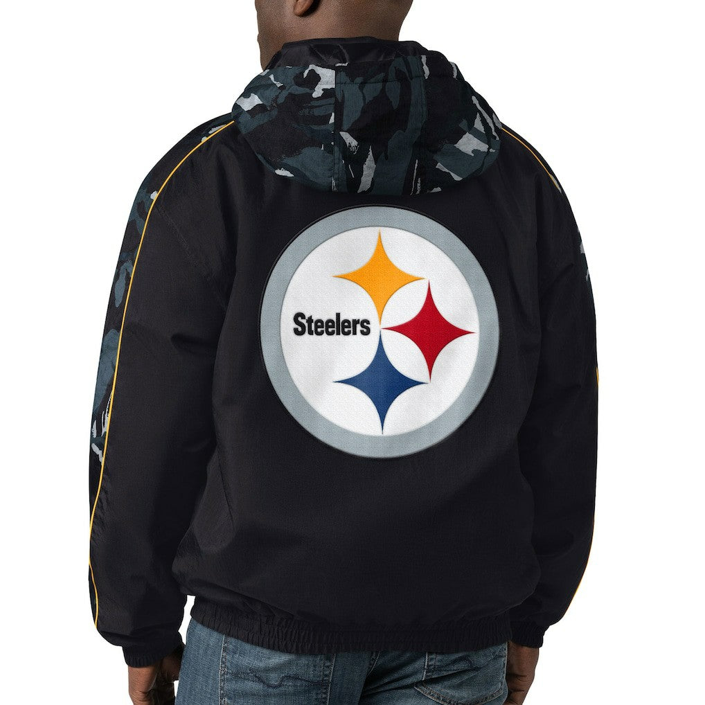 Pittsburgh Steelers Starter Thursday Night Gridiron Full-Zip Hoodie - Black Hoodies