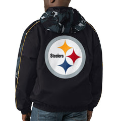 Pittsburgh Steelers Starter Thursday Night Gridiron Full-Zip Hoodie - Black Hoodies