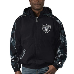 Las Vegas Raiders Starter Thursday Night Gridiron Full-Zip Hoodie - Black Hoodies