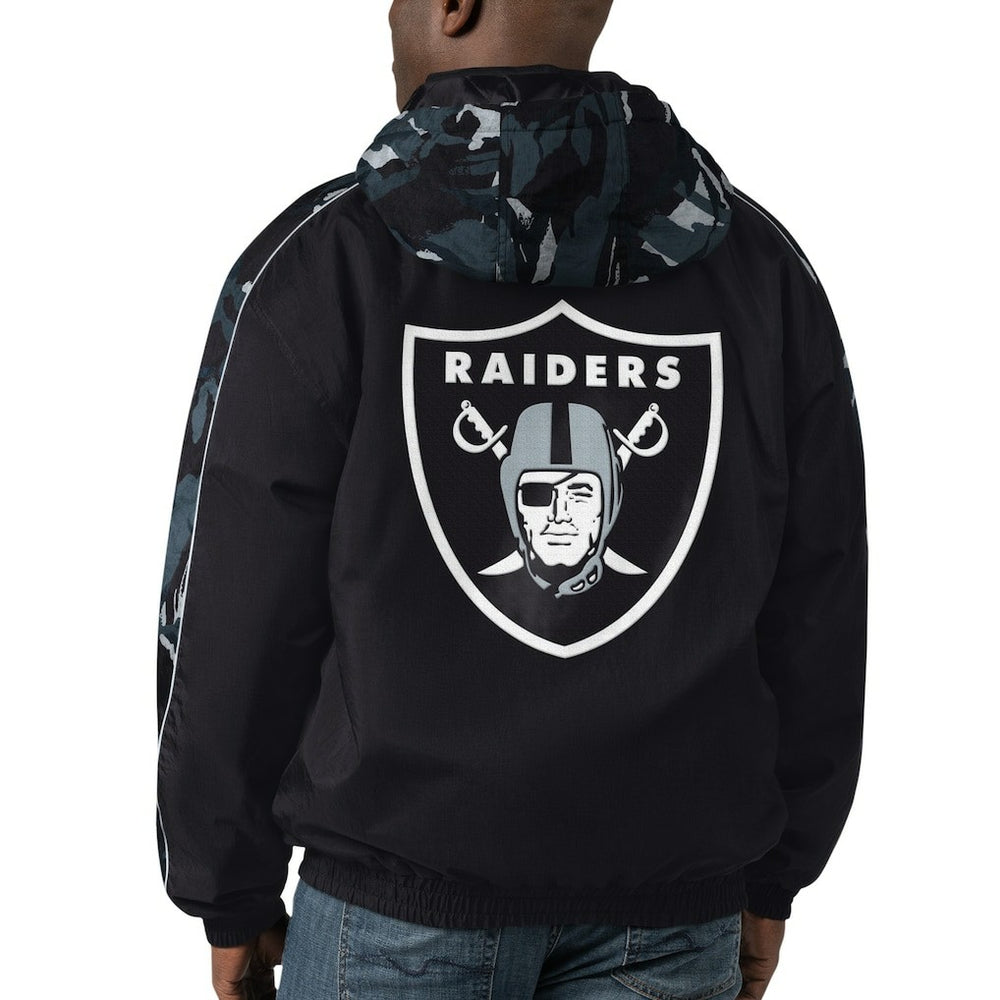 Las Vegas Raiders Starter Thursday Night Gridiron Full-Zip Hoodie - Black Hoodies