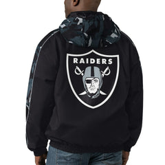 Las Vegas Raiders Starter Thursday Night Gridiron Full-Zip Hoodie - Black Hoodies