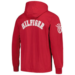 Arizona Cardinals Tommy Hilfiger Morgan Long Sleeve Hoodie T-Shirt - Cardinal Hoodies