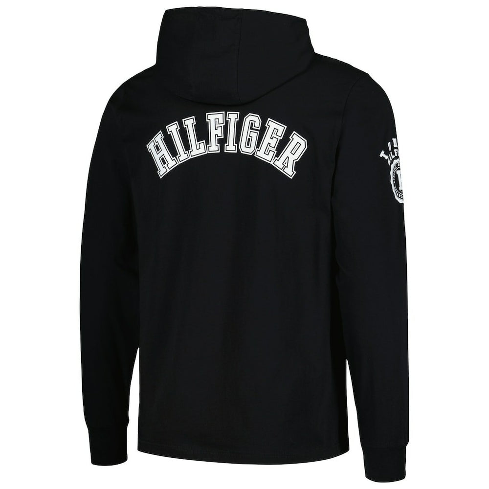 Cincinnati Bengals Tommy Hilfiger Morgan Long Sleeve Hoodie T-Shirt - Black Hoodies