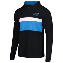 Carolina Panthers Tommy Hilfiger Morgan Long Sleeve Hoodie T-Shirt - Black Hoodies