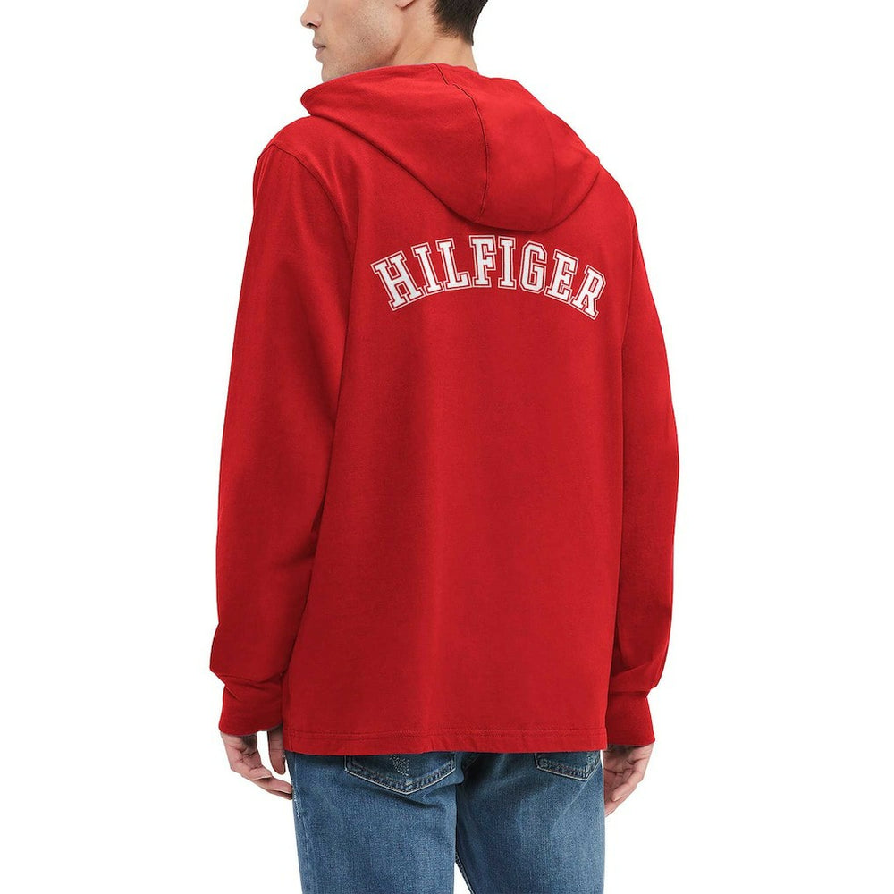 Atlanta Falcons Tommy Hilfiger Morgan Long Sleeve Hoodie T-Shirt - Red Hoodies