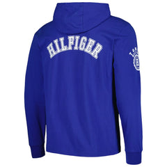 New York Giants Tommy Hilfiger Morgan Long Sleeve Hoodie T-Shirt - Royal Hoodies