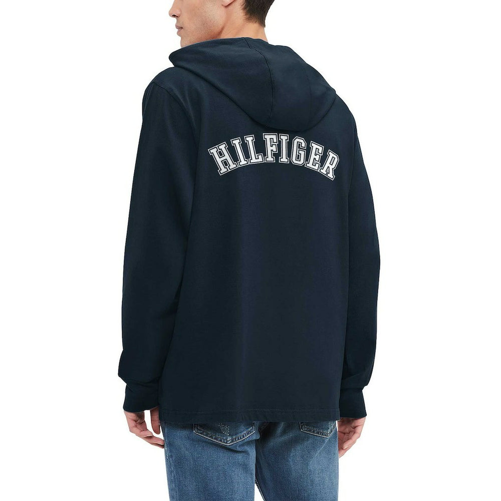 Houston Texans Tommy Hilfiger Morgan Long Sleeve Hoodie T-Shirt - Navy Hoodies