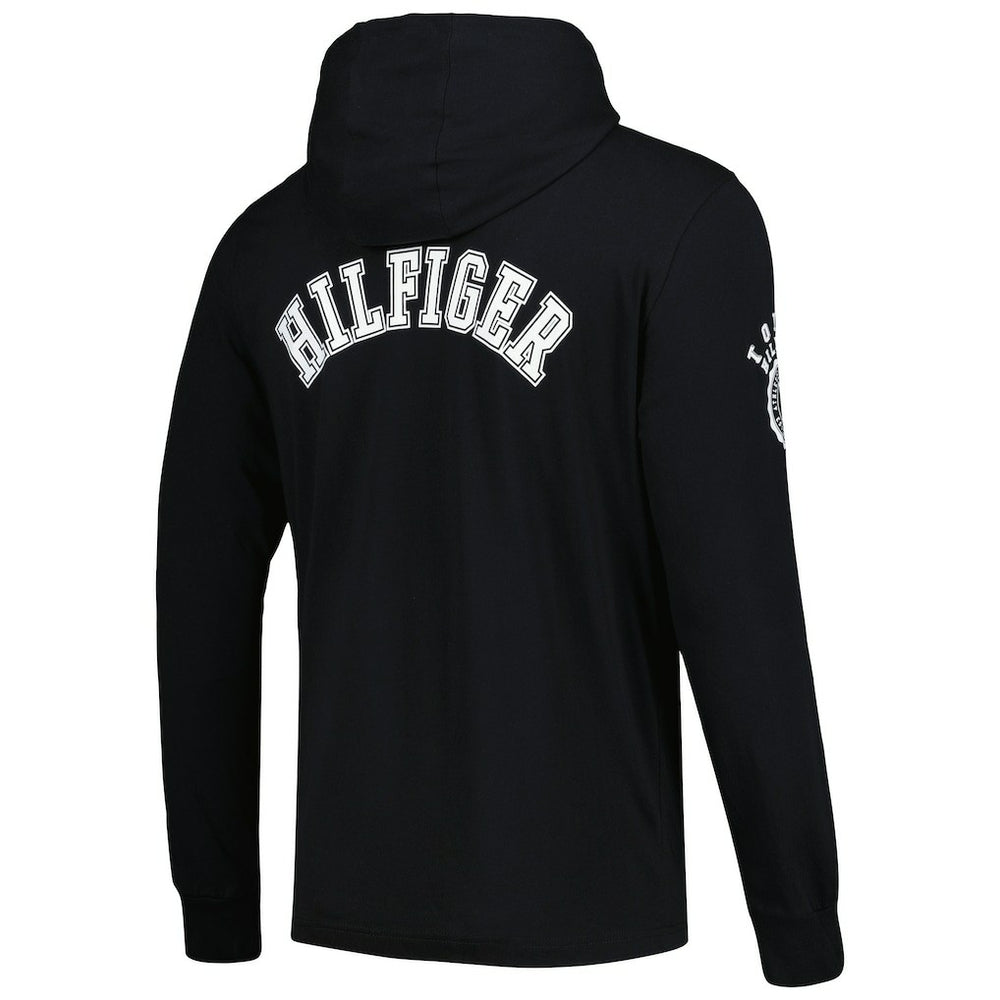 Jacksonville Jaguars Tommy Hilfiger Morgan Long Sleeve Hoodie T-Shirt - Black Hoodies