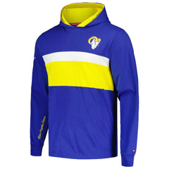 Los Angeles Rams Tommy Hilfiger Morgan Long Sleeve Hoodie T-Shirt - Royal Hoodies