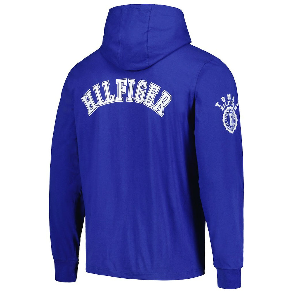 Los Angeles Rams Tommy Hilfiger Morgan Long Sleeve Hoodie T-Shirt - Royal Hoodies