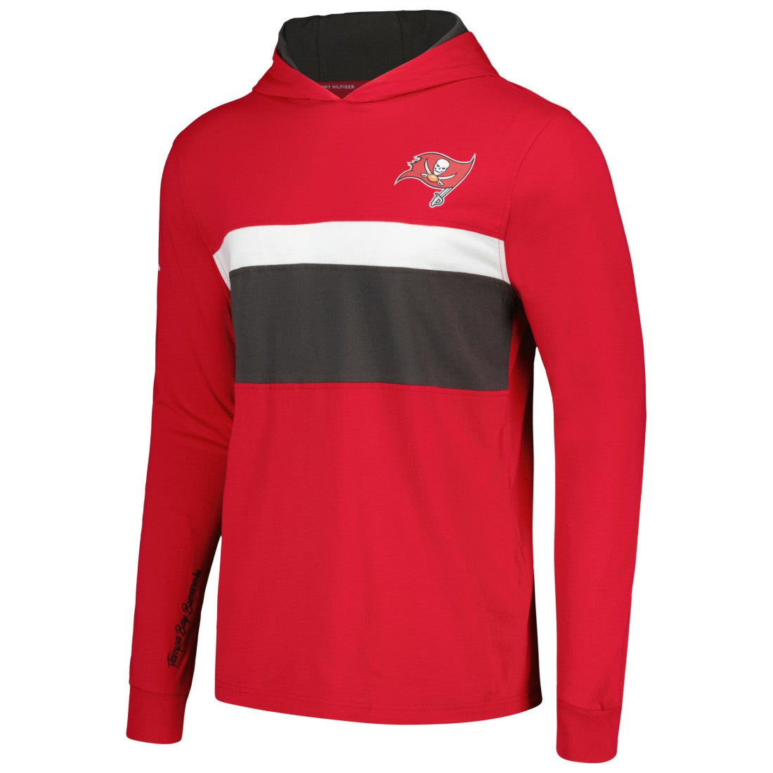 Tampa Bay Buccaneers Tommy Hilfiger Morgan Long Sleeve Hoodie T-Shirt - Red Hoodies