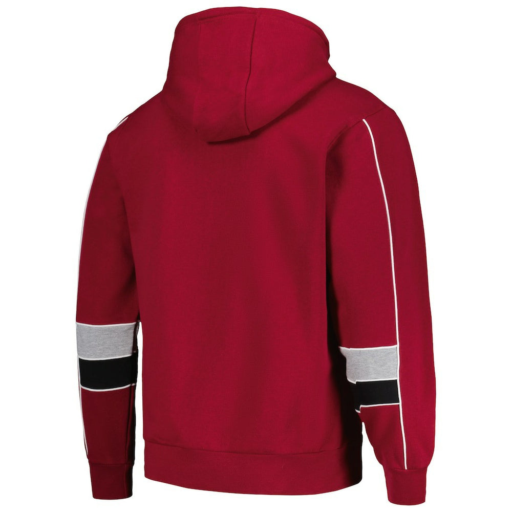 Arizona Cardinals Starter Captain Pullover Hoodie - Cardinal Hoodies