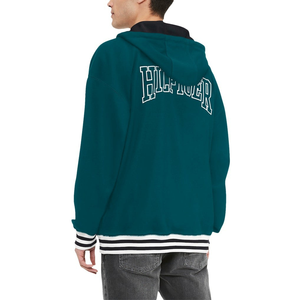 Philadelphia Eagles Tommy Hilfiger Midnight Aaron Quarter-Zip Hoodie - Green Hoodies