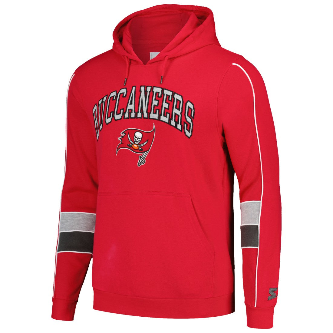 Tampa Bay Buccaneers Starter Captain Pullover Hoodie - Red Hoodies