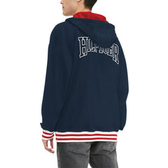 New England Patriots Tommy Hilfiger Aaron Quarter-Zip Hoodie - Navy Hoodies