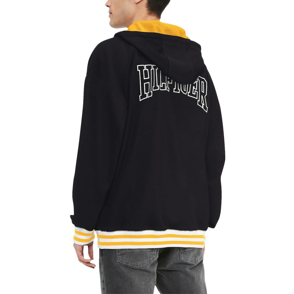 Pittsburgh Steelers Tommy Hilfiger Aaron Quarter-Zip Hoodie - Black Hoodies