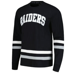 Las Vegas Raiders Tommy Hilfiger Nolan Long Sleeve T-Shirt - Black/Silver T-shirts