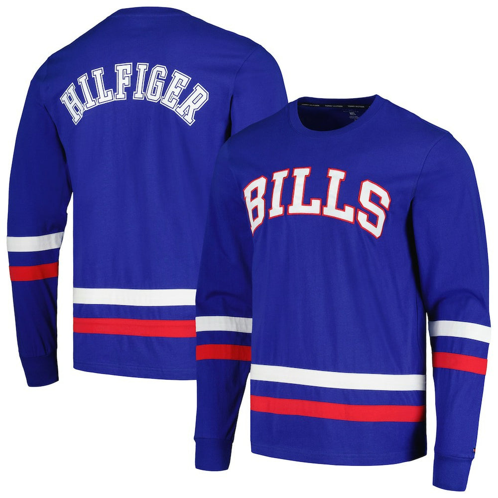 Buffalo Bills Tommy Hilfiger Nolan Long Sleeve T-Shirt - Royal/Red T-shirts