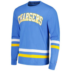 Los Angeles Chargers Tommy Hilfiger Nolan Long Sleeve T-Shirt - Powder Blue/Gold T-shirts