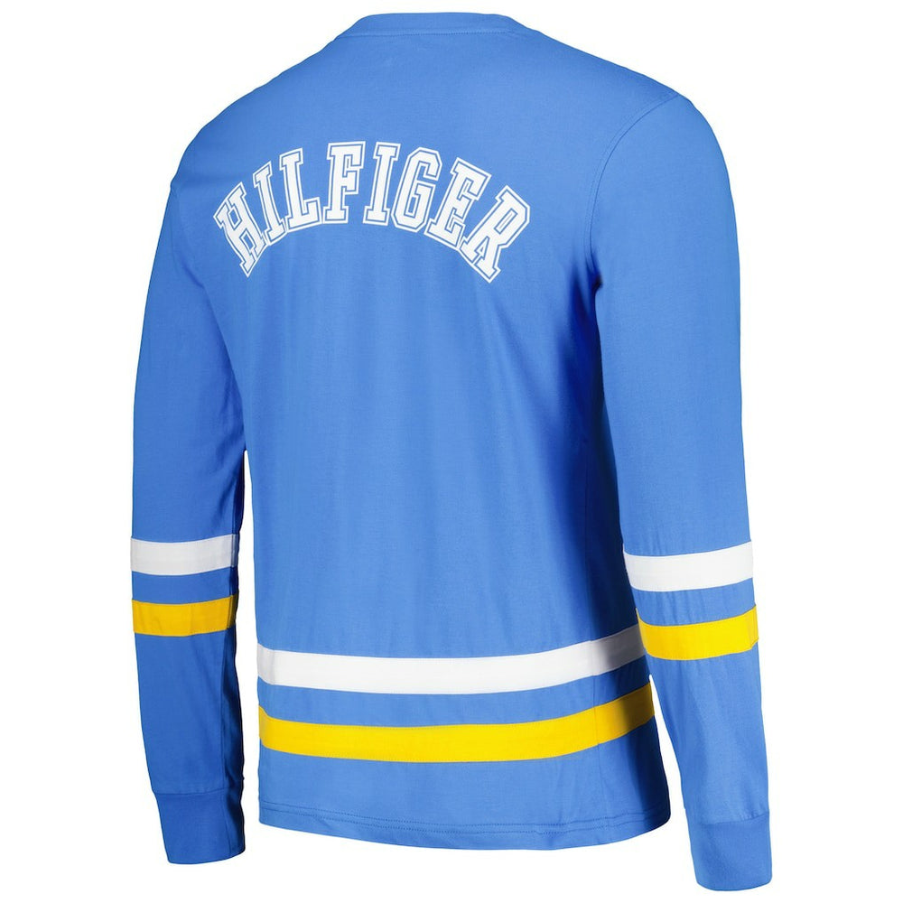 Los Angeles Chargers Tommy Hilfiger Nolan Long Sleeve T-Shirt - Powder Blue/Gold T-shirts
