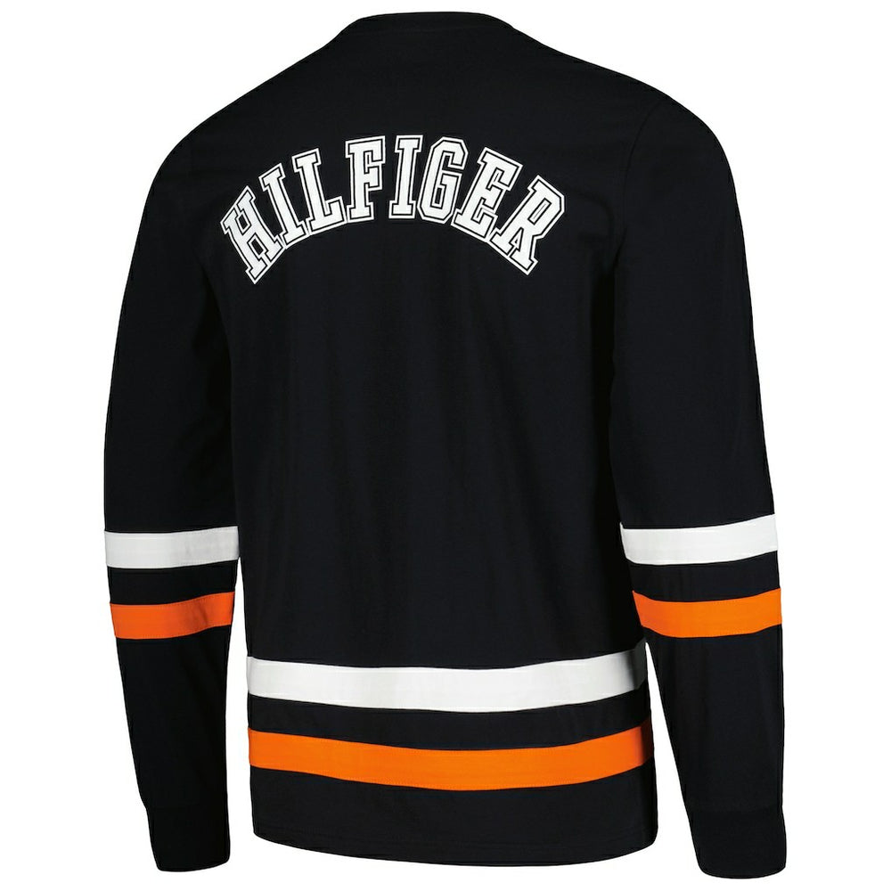 Cincinnati Bengals Tommy Hilfiger Nolan Long Sleeve T-Shirt - Black/Orange T-shirts