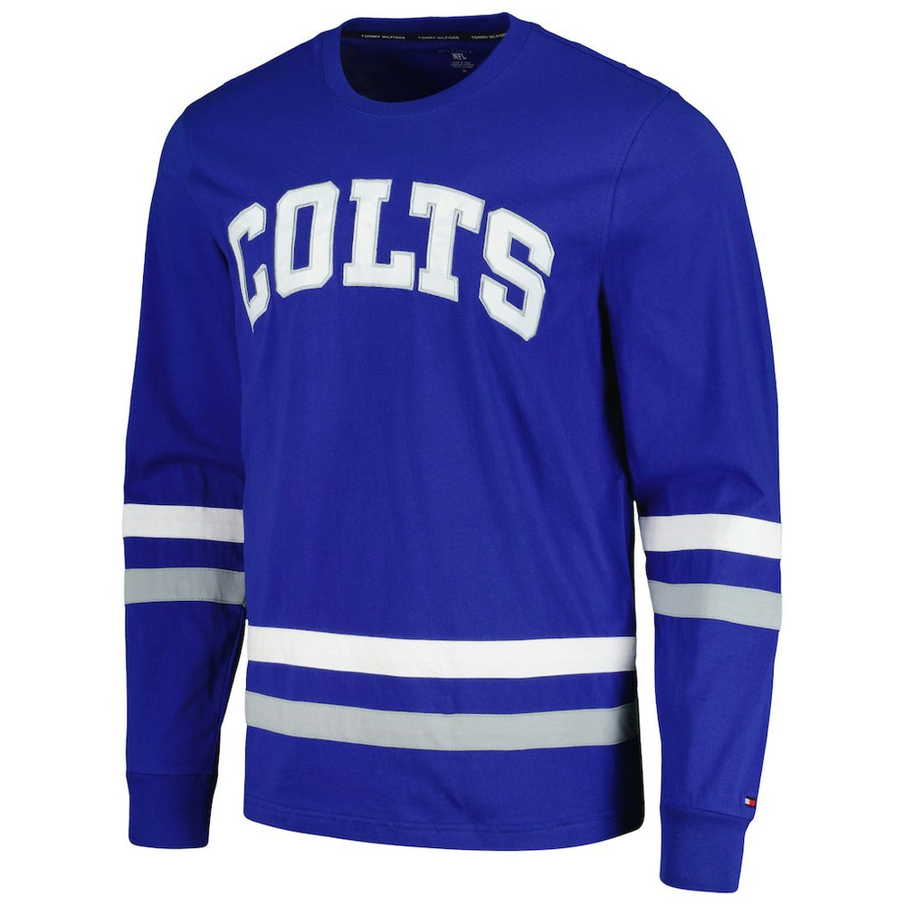 Indianapolis Colts Tommy Hilfiger Nolan Long Sleeve T-Shirt - Royal/Gray T-shirts