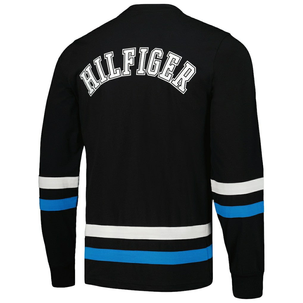 Carolina Panthers Tommy Hilfiger Nolan Long Sleeve T-Shirt - Black/Blue T-shirts