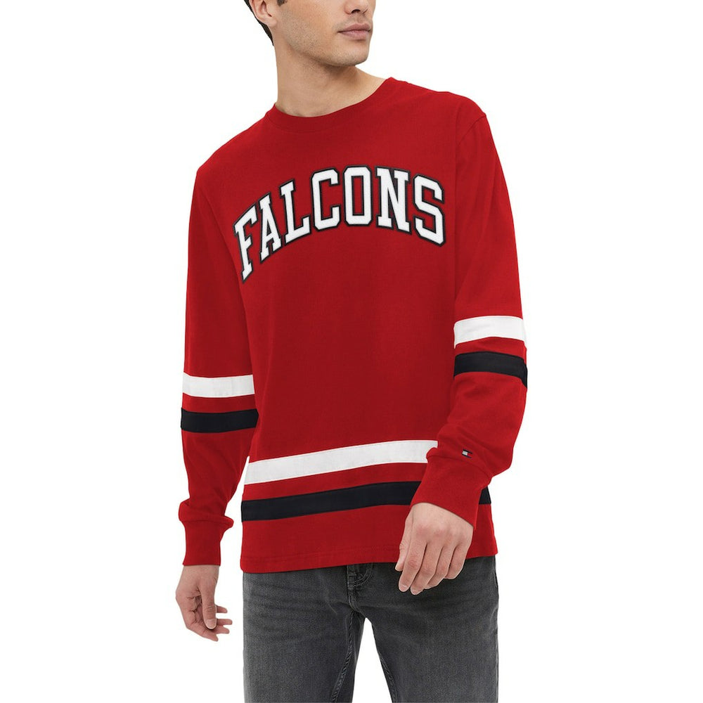 Atlanta Falcons Tommy Hilfiger Nolan Long Sleeve T-Shirt - Red/Black T-shirts