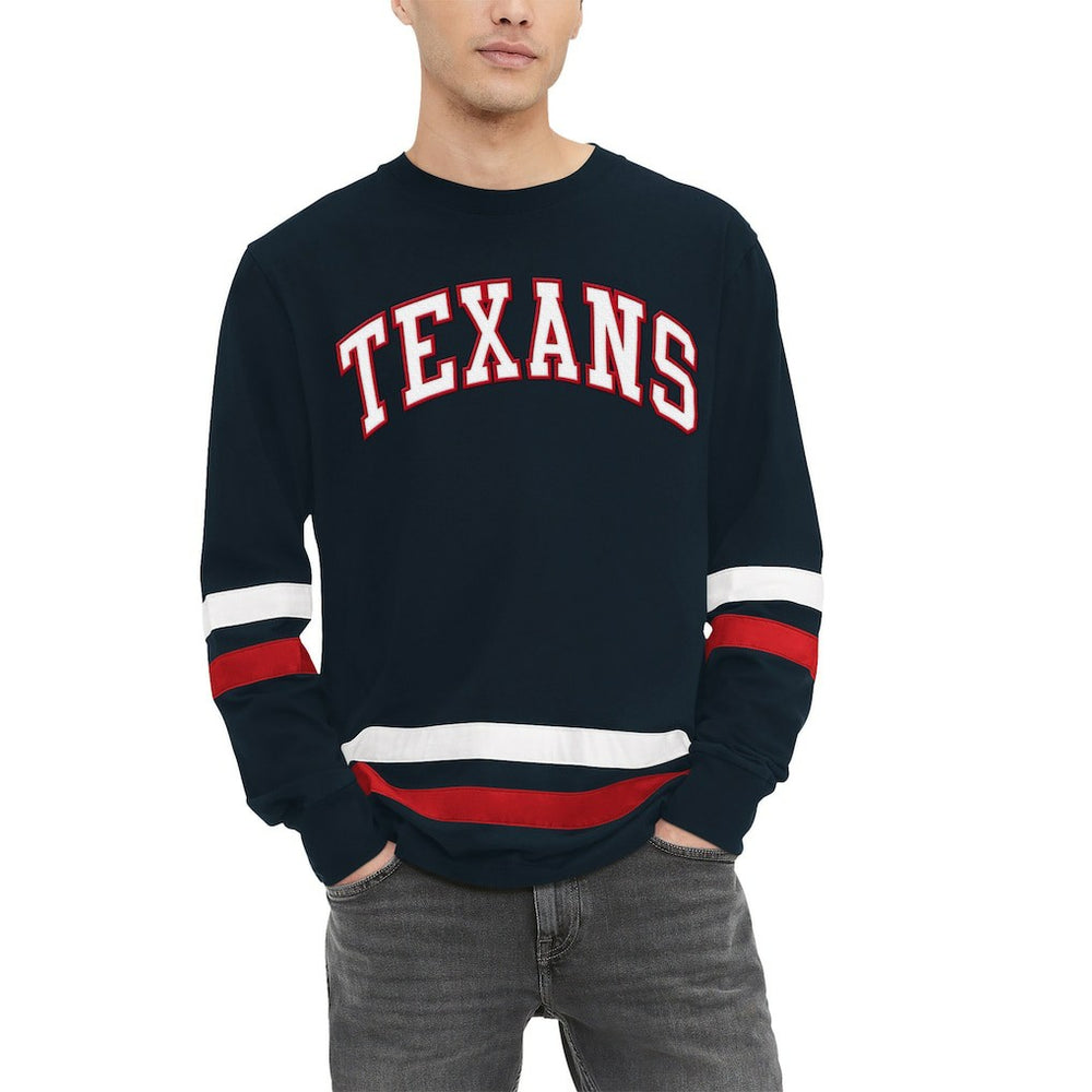 Houston Texans Tommy Hilfiger Nolan Long Sleeve T-Shirt - Navy/Red T-shirts