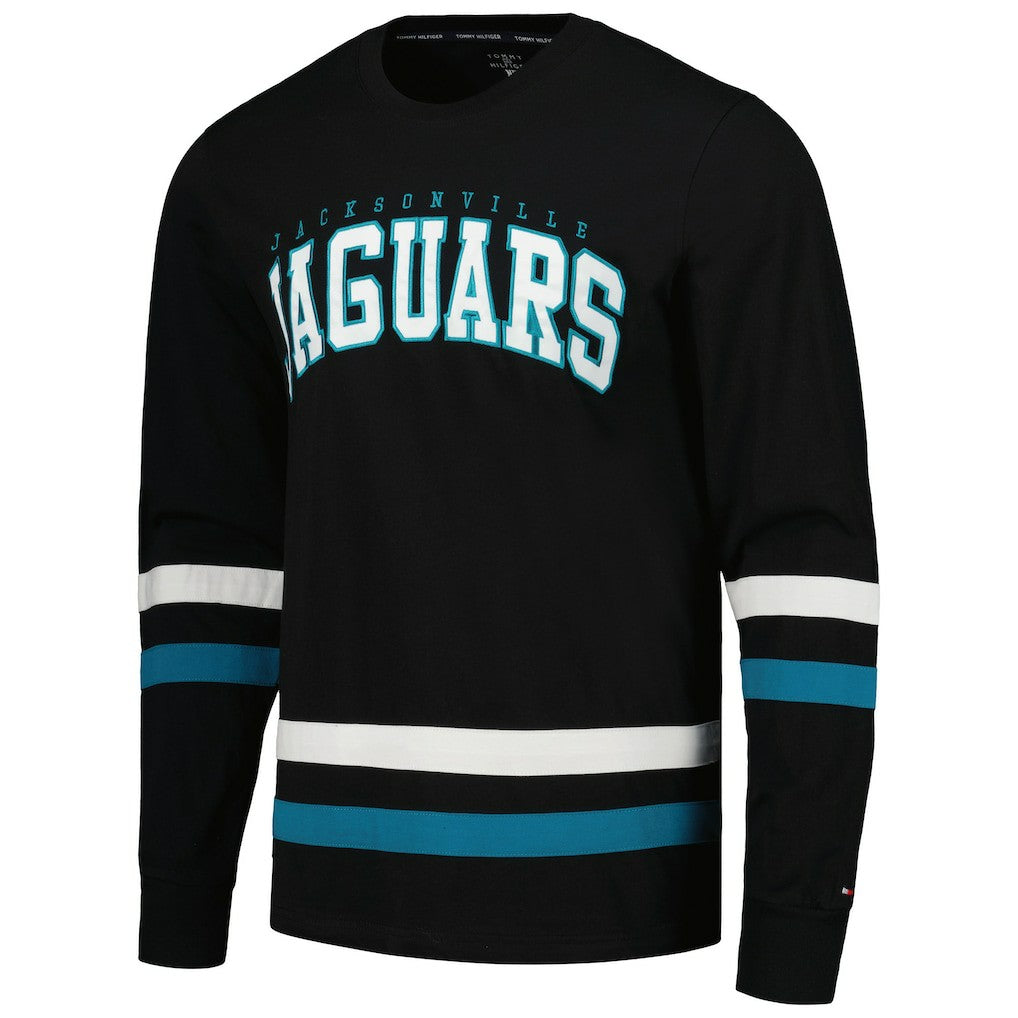 Jacksonville Jaguars Tommy Hilfiger Nolan Long Sleeve T-Shirt - Black/Teal T-shirts