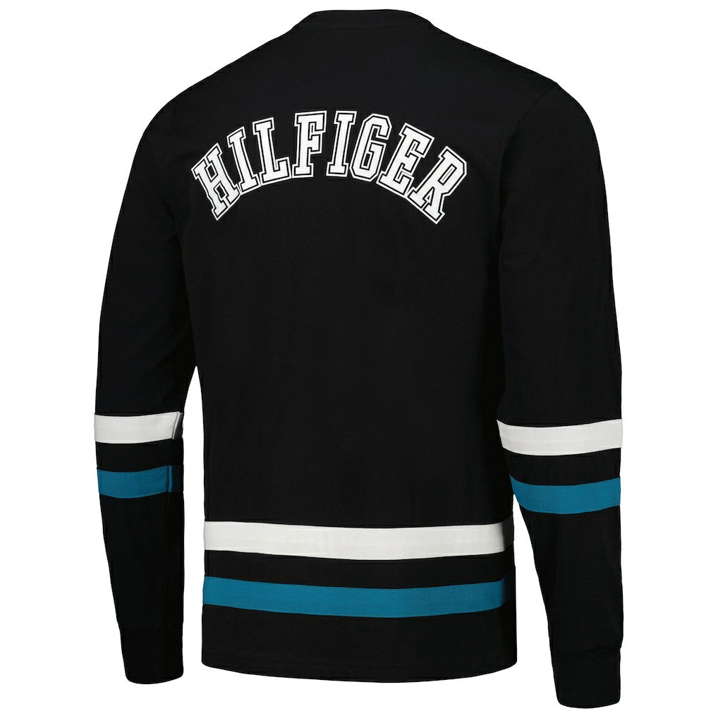 Jacksonville Jaguars Tommy Hilfiger Nolan Long Sleeve T-Shirt - Black/Teal T-shirts