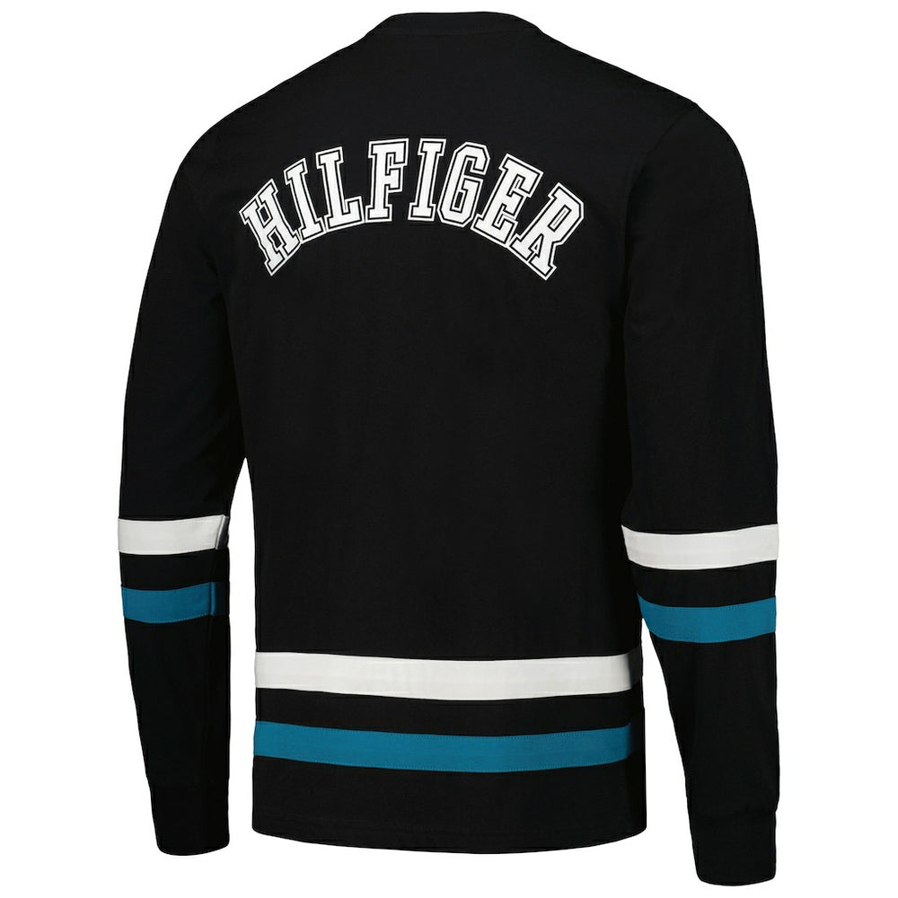 Jacksonville Jaguars Tommy Hilfiger Nolan Long Sleeve T-Shirt - Black/Teal T-shirts